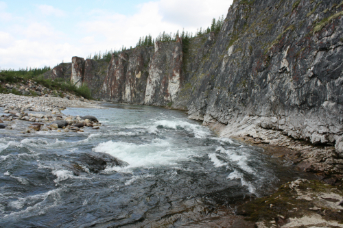 Rapids on the river Kozhim