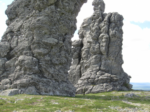 Stone pillars